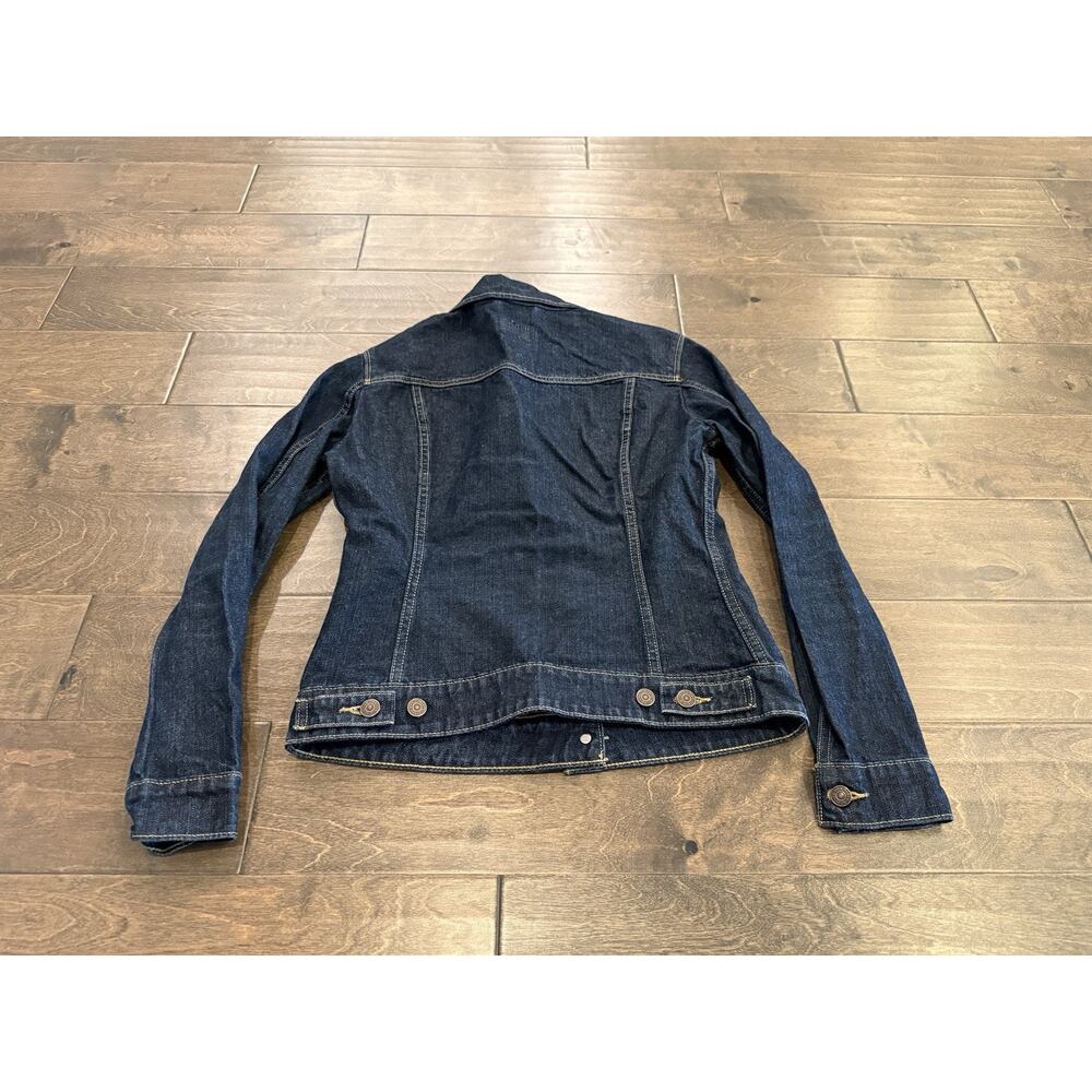 Levis Womens Blue Denim 100% CottonButton Up Jean Jacket Size S Small - Picture 3 of 10